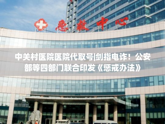 中关村医院医院代取号|剑指电诈！公安部等四部门联合印发《惩戒办法》