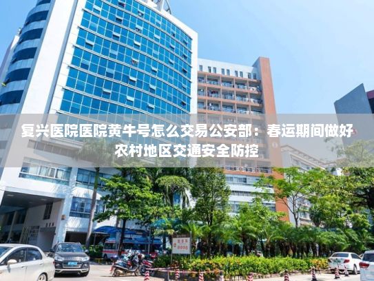 复兴医院医院黄牛号怎么交易公安部：春运期间做好农村地区交通安全防控