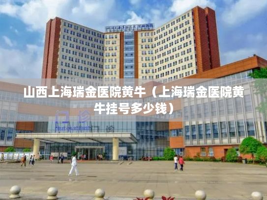 山西上海瑞金医院黄牛（上海瑞金医院黄牛挂号多少钱）