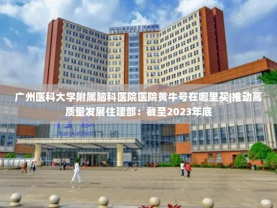 广州医科大学附属脑科医院医院黄牛号在哪里买|推动高质量发展住建部：截至2023年底，我国城镇人均住房建筑面积超过40平方米