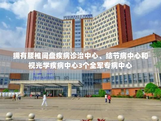 拥有腰椎间盘疾病诊治中心、结节病中心和视光学疾病中心3个全军专病中心
