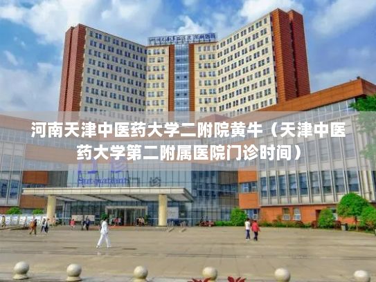 河南天津中医药大学二附院黄牛（天津中医药大学第二附属医院门诊时间）